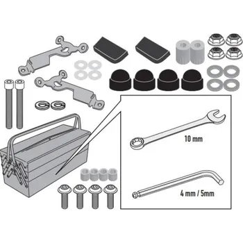 Motodíl KAPPA upevnění štítu 2166AK HONDA CB 750 HORNET 23-24 (KAPPA upevnění štítu 2166AK HONDA CB 750 HORNET 23-24)