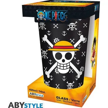 Party dekorace Sklenice One Piece - Luffy 400ml