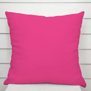 Povlak na dekorativní polštářek Bavlněný povlak na polštář Moni MO-058 Zářivě růžový 40 x 60 cm