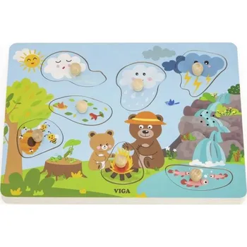 Viga Dřevěná vkládačka zvuková