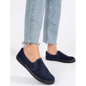 Dámská obuv Tmavě modré slip-on tenisky
