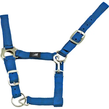 Vybavení pro koně Supreme Ohlávka nylonová Double Supreme, royal blue PONY