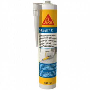 Sikasil C – Bílý sanitární silikon 300ml (výprodej)