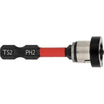 Sada nářadí Přesný sádrokartonový nástavec pro šrouby 50 mm s antikorozní úpravou a dorazem pro vrtání do sádrokartonu, sádry a měkkých materiálů červená