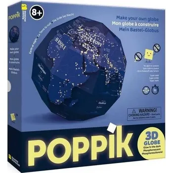 Cestování 3D Globus svíticí v noci