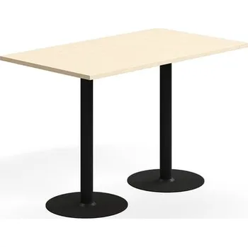 Barový stolek Barový stůl VERTICUS, 1400x800x900 mm, bříza/černá