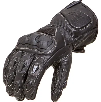 Moto rukavice Wolf Hawk Black Kožené rukavice na motorku - Velikost 2XL