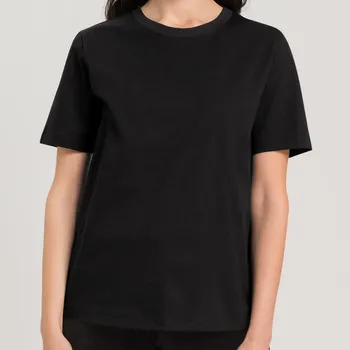 Pánské tričko Hanro - Natural shirt triko s krátkým rukávem black M 78662