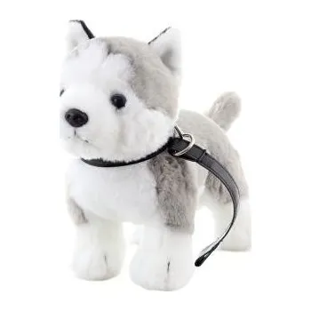plyšák Lamps Plyš Husky s vodítkem 25 cm Eco-Friendly