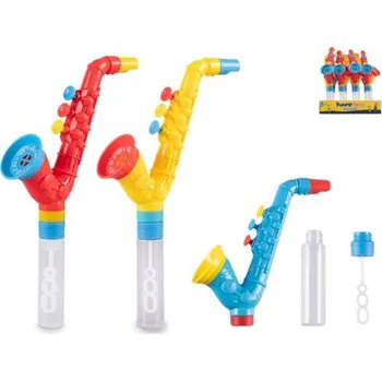 Hra na zahradu Bublifuk 27cm se saxofonem pískacím 3barvy
