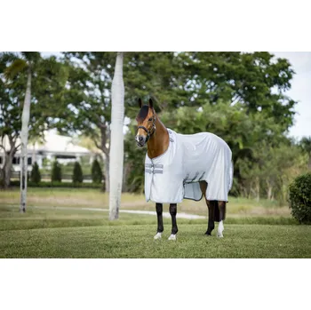 Deka pro koně Deka proti hmyzu Amigo Bug Buster, silver/titanium grey & silver Délka zad: 130 cm