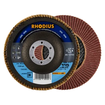 Brusný kotouč RHODIUS Lamelový brusný kotouč LSA F1 115 x 22,23 P80 PROline