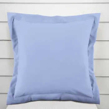 Povlak na dekorativní polštářek Bavlněný povlak na polštář s lemem Moni MO-054 Nebeská modrá 35 x 45 cm