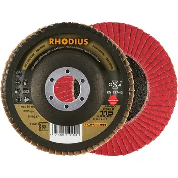 Brusný kotouč RHODIUS Lamelový brusný kotouč JUMBO SPEED G 115 x 22,23 P80 TOPline