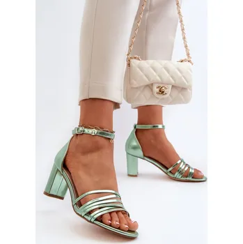 Dámské sandále Step in Style - Dámské ekologické sandály na podpatku, 37 i240_194991_2:37