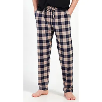 Pánské pyžamo Pánské pyžamové kalhoty Marko - béžová - M