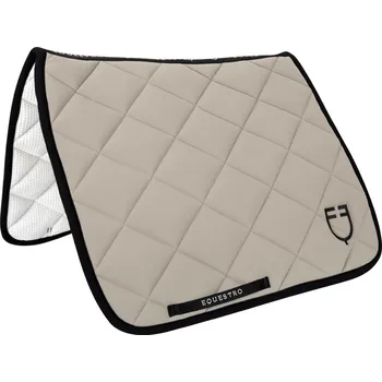EQUESTRO Dečka podsedlová Black Line Equestro, drezurní, beige PONY