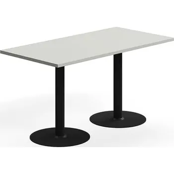 Jídelní stůl Stůl VERTICUS, 1400x700x720 mm, světle šedá/černá