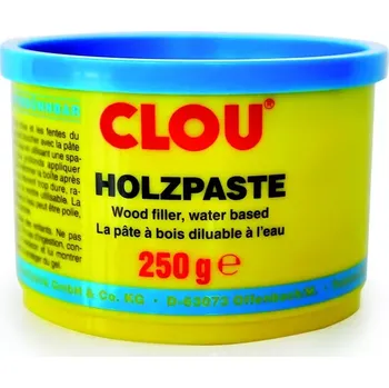 Olejová barva Clou Holzpaste tmel na dřevo ořech 0.25kg