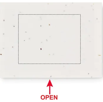 Samolepící bloček Poznámkový bloček se semínky Tamponový tisk (max. 2 barvy, 40x50mm) 2 barvy 5 TOP