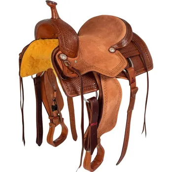 McBryan Sedlo westernové Working Cow Basket McBryan, oliato Velikost posedlí: 16"