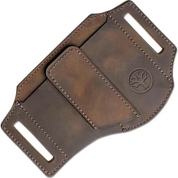 Pouzdro na nůž BOKER pouzdro Leather Holster ED-Three Brown 09BO296
