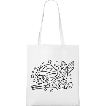 Mořská víla Omalovánková taška