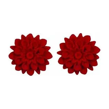 Módní doplněk Flowerski náušnice - wild cherry