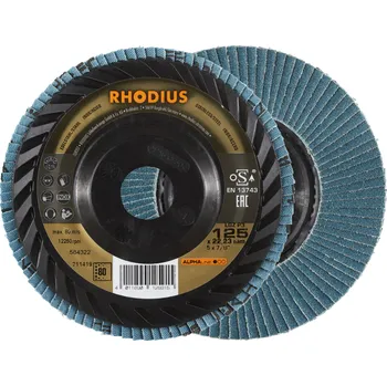 Brusný kotouč RHODIUS Lamelový brusný kotouč LGZ P3 125 x 22,23 P80 ALPHAline