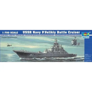 Plastikový model USSR Navy P.Velikiy Battle Cruiser (Petr Veliký) - Trumpeter 05710