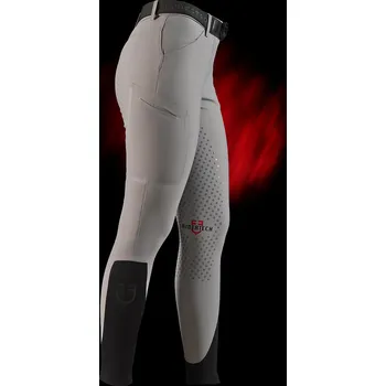 Jezdecké kalhoty EQUESTRO Rajtky RiderTech Equestro, s gripem, dámské, mockingbird 40