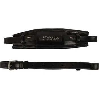 Vybavení pro koně ACAVALLO Nánosník k hackamore Acavallo, černý