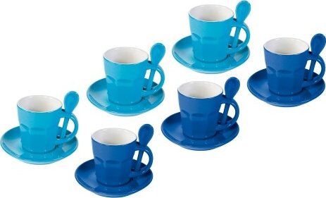 Contento servírovací set na kávu Intermezzo Espresso (modrá)