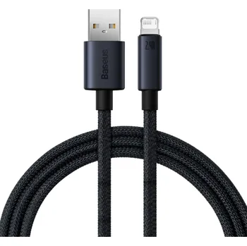 Datový kabel Rychlonabíjecí kabel USB A na Lightning 1 m 2.4A synchronizační kabel vysoká kompatibilita 480 Mbps přenos dat a nabíjení