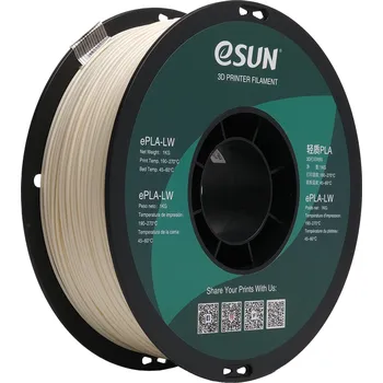 3D tisk ePLA-LW filament 1,75 mm 1 kg eSUN, Barva Natural
