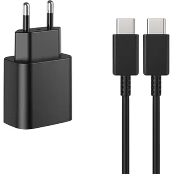 Rychlonabíječka 45W PD duální USB C kabel 1 m EU zástrčka super rychlé nabíjení 5A adaptér do zásuvky nabíjení mobilu a tabletu