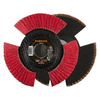 Brusný kotouč RHODIUS Lamelový brusný kotouč VISION SPEED 125 x 22,23 P40 TOPline