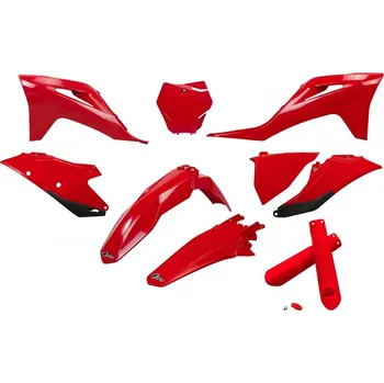 UFO kompletní sada plastů (FULL KIT) s kryty tlumičů GAS GAS MC 125 / 250 21-23, EX 250 / 300 21-23, MC-F / EX-F 250 / 350 / 450 21-23 barva červená (UFO kompletní sada plastů (FULL KIT) s kryty tlumičů GAS GAS MC 125 / 250 21-23, EX 250 / 300 21-23, MC-F