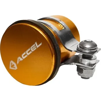 Brzdová čelist ACCEL nádržka brzdové kapaliny zadní hliníkový barva zlatá (ACCEL nádržka brzdové kapaliny zadní hliníkový barva zlatá)