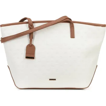 Kabelka Dámská krémově - béžová kabelka z imitace kůže | WITTCHEN | 100-4Y-219-0