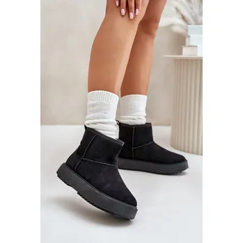 Dámská zimní obuv Dámské semišové sněhule s kožešinou - Step in Style, 38 i240_202641_2:38