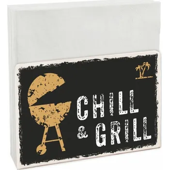 Sada nádobí Chill&Grill - držák na ubrousky