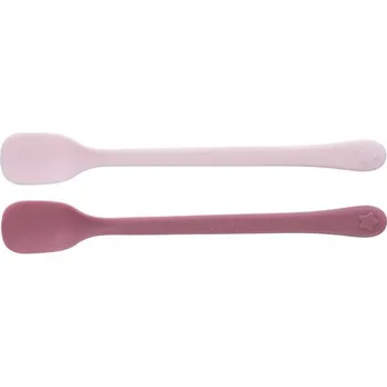 dětská jídelní sada AKUKU A0692 SADA PLOCHÝCH LŽIC 2KS RŮŽOVÁ