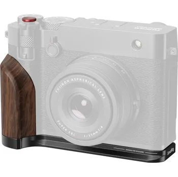 Příslušenství pro videokameru SmallRig L-Shape Mount Plate with Wooden Handle for FUJIFILM GFX100RF (Black) 5266