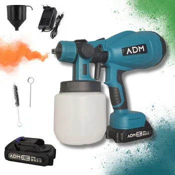 Stříkací pistole ADM AKU stříkací pistole ADM537 + Náhradní baterie 21V