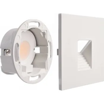 Lampička Deko-Light Nástěnné svítidlo LED SET Alwaid, bílé 8 x 8 cm, úroveň 2 700 K dopravní bílá RAL 9016 1 x 4 W LED - Doprava zdarma