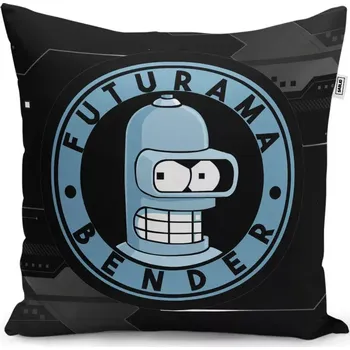 Polštář Dekorační polštář Futurama Bender Technology - Sablio - 50x50 cm