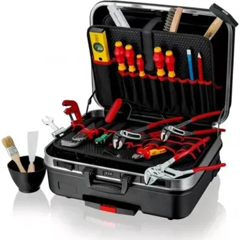 Dílna KNIPEX 00 21 06 HK S Kufr s nářadím BIG Basic Move pro instalatéry, sada 31 dílů