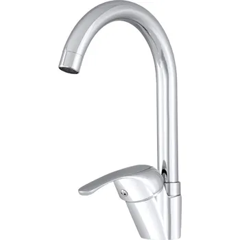 Vodovodní baterie Gamma Rio, vysoká dřezová baterie h-275, chrom, GMA-BRIO-CH