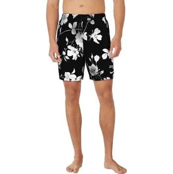 Pánské plavky Pánské plavecké šortky Nike FINE FLORAL XL Černá, Bílá